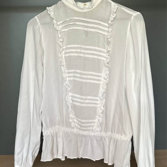 White, feminine, Scotch and Soda blouse. - Picture 4 of 9